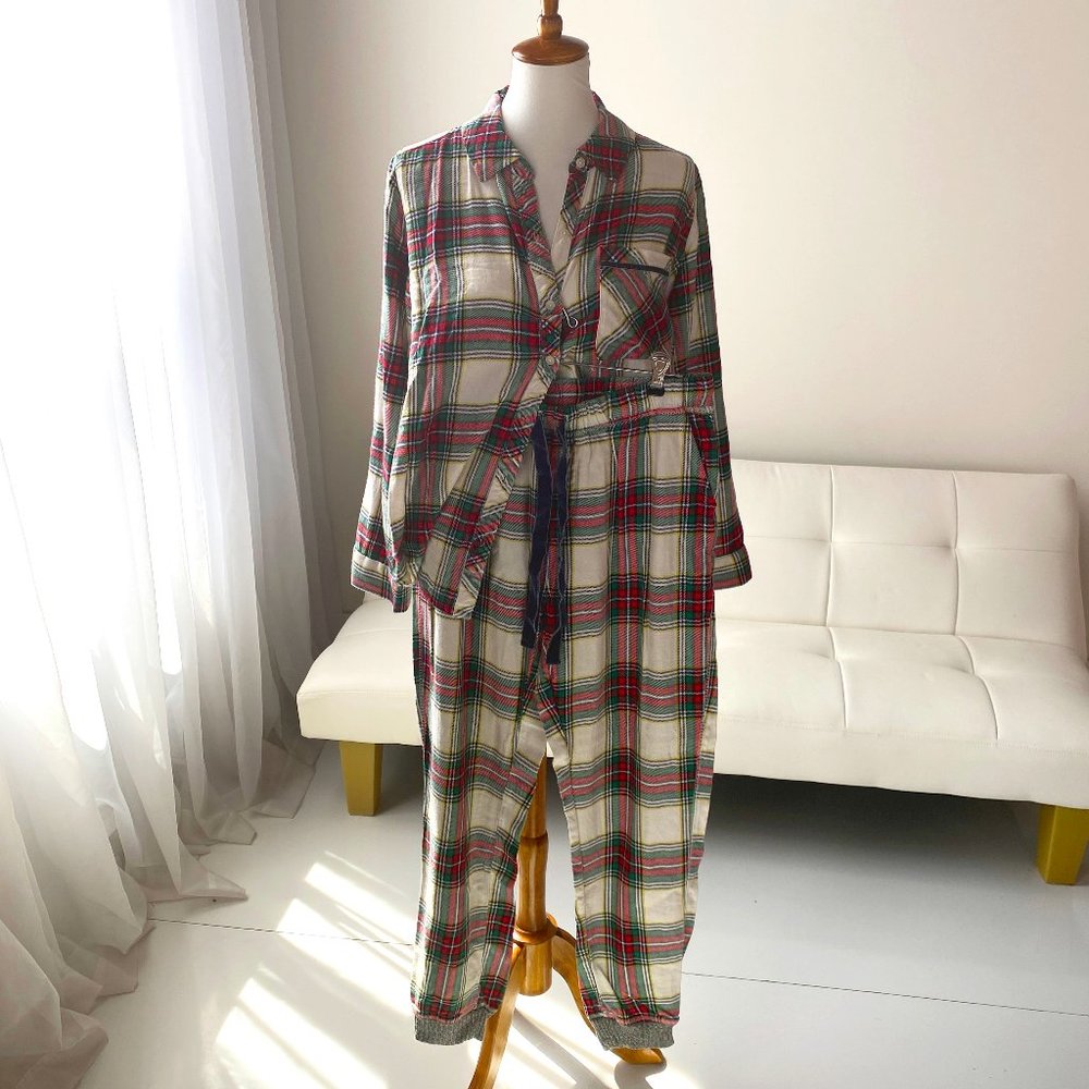 Aerie Flannel Pajama Set